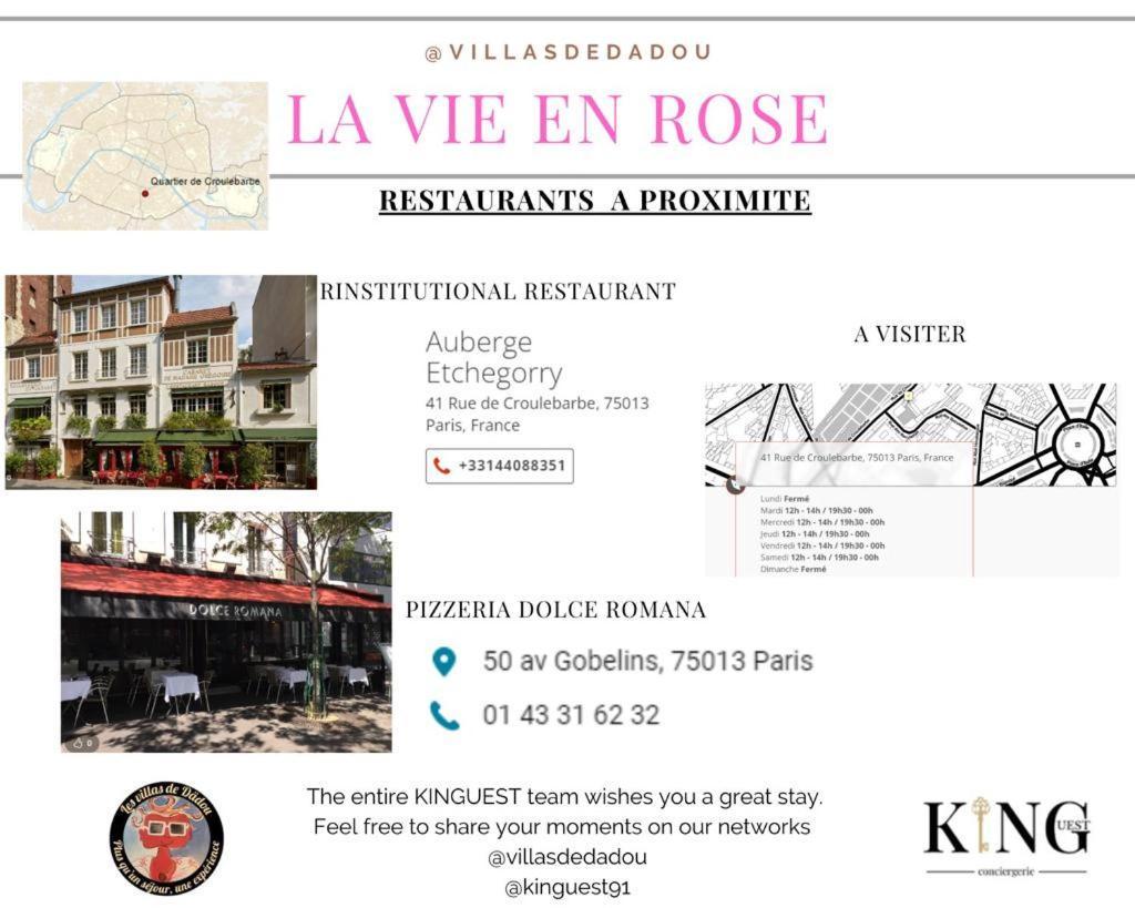 Luxury La Vie En Rose Jacuzzi Terrasse Parking * Parigi